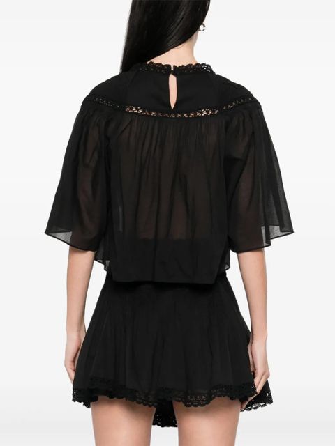 MARANT ÉTOILE Garia top - Black