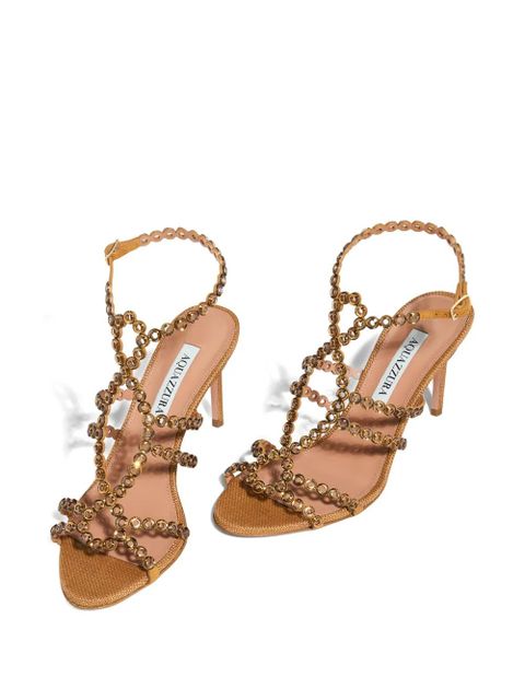 Aquazzura Mooncrush heeled sandals - Brown