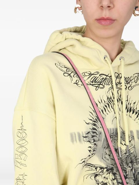 Givenchy printed hoodie - Yellow