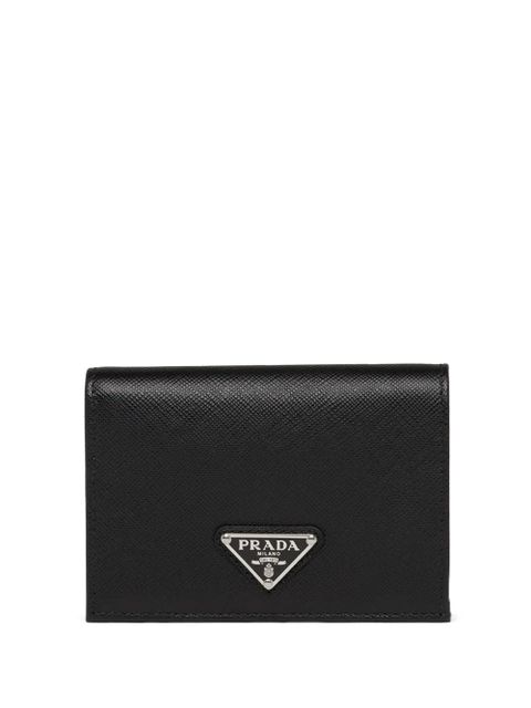 Prada triangle logo rectangle wallet - Black - zdjęcie produktu nr 1