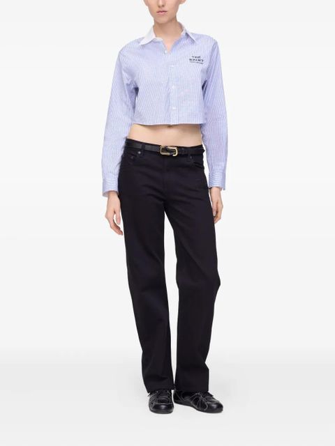 Marc Jacobs knotted-buckle leather belt - Black