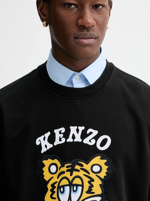 Kenzo bluza bawełniana x Verdy kolor czarny z aplikacją FF58SW2394MF.99J