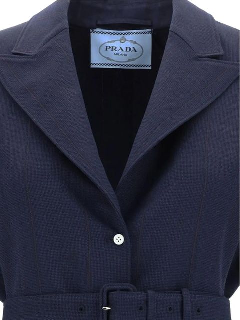 Prada single-breasted gilet - Blue