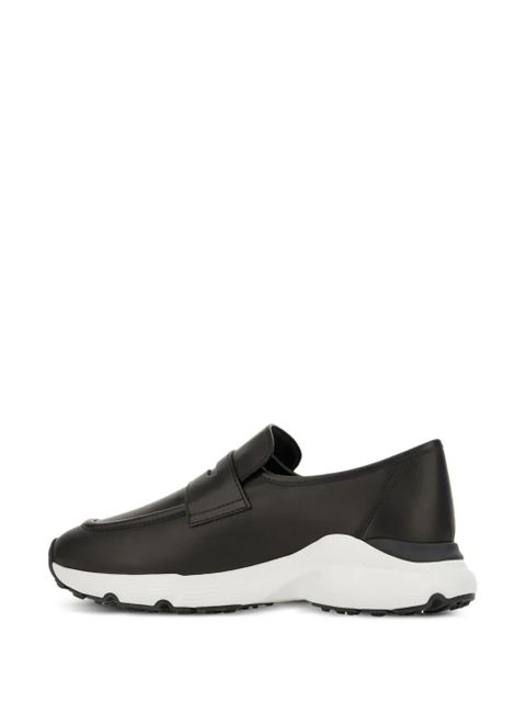 Tod's leather penny-slot sneakers - Black