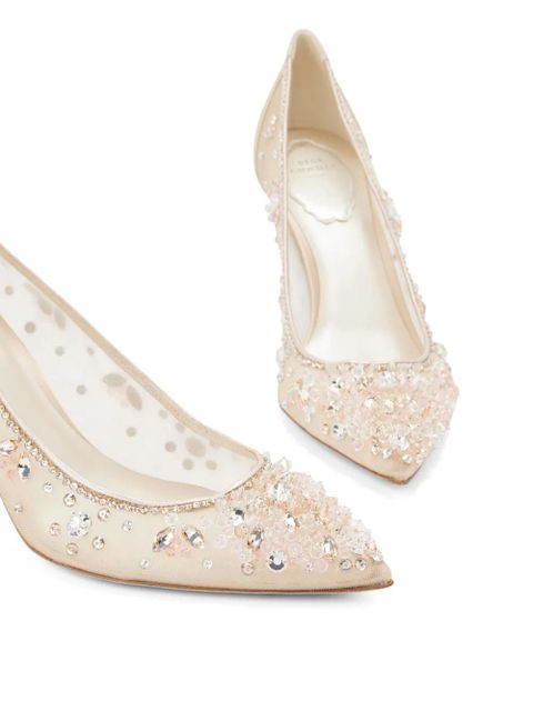 René Caovilla 75mm Cinderella pumps - Neutrals