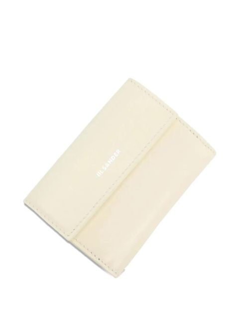 Jil Sander leather wallet - Neutrals