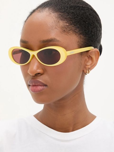 Jacquemus okulary przeciwsłoneczne NUVOLA damskie kolor żółty JAC135C4SUN - zdjęcie produktu nr 1