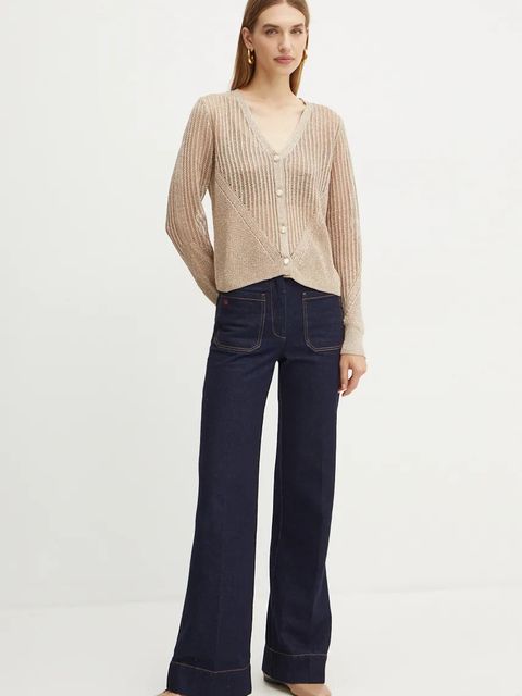 Morgan sweter MAGATHE damski kolor beżowy lekki MAGATHE - zdjęcie produktu nr 2