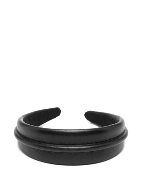 Maje leather headband - Black - zdjęcie produktu nr 2