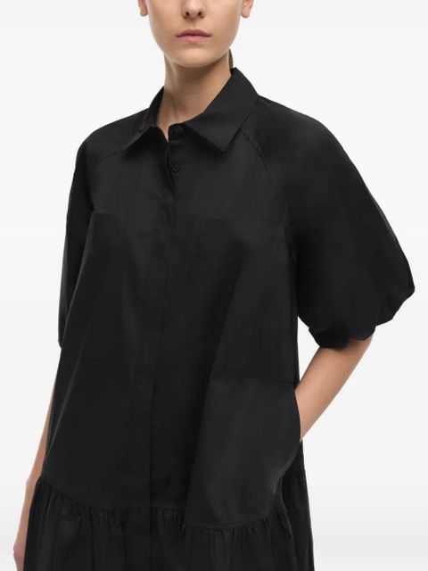 Simkhai Crissy button-fastening mini dress - Black