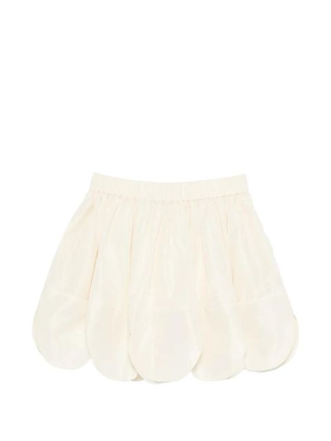 Simone Rocha petal-hem mini skirt - Neutrals - zdjęcie produktu nr 1
