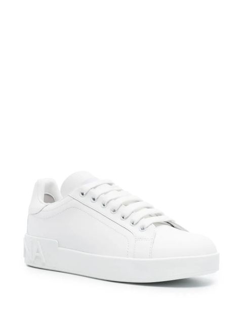 Dolce & Gabbana Portofino leather sneakers - White - zdjęcie produktu nr 2
