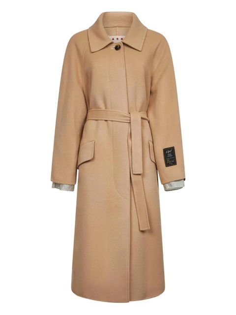 Marni belted raglan-sleeves coat - Neutrals - zdjęcie produktu nr 1