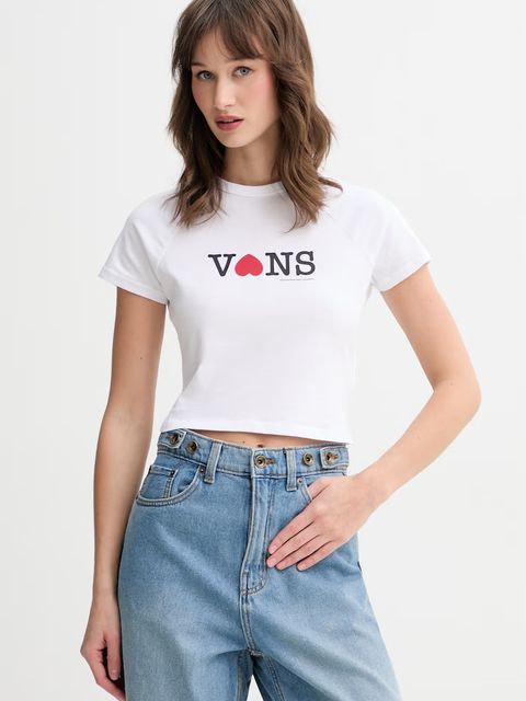 Vans crop top damski bawełniany - zdjęcie produktu nr 2