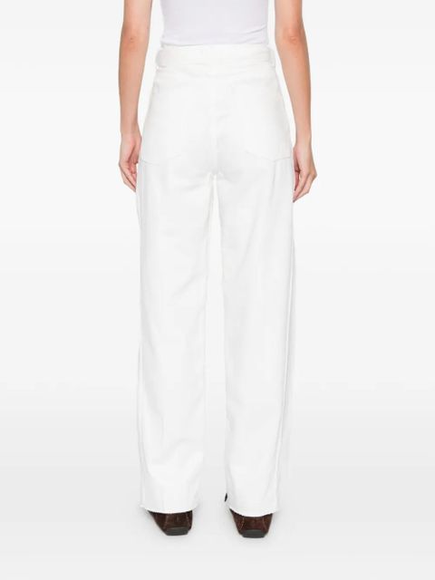 SANDRO five-pockets cotton jeans - White