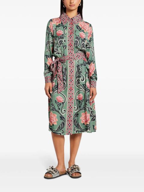 FARM Rio floral-print midi dress - Green - zdjęcie produktu nr 2