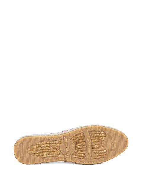 ISABEL MARANT Canae logo-embroidered flat espadrilles - Pink