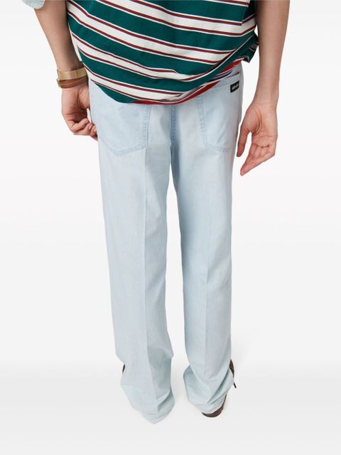 Miu Miu mid-rise straight-leg jeans - Blue