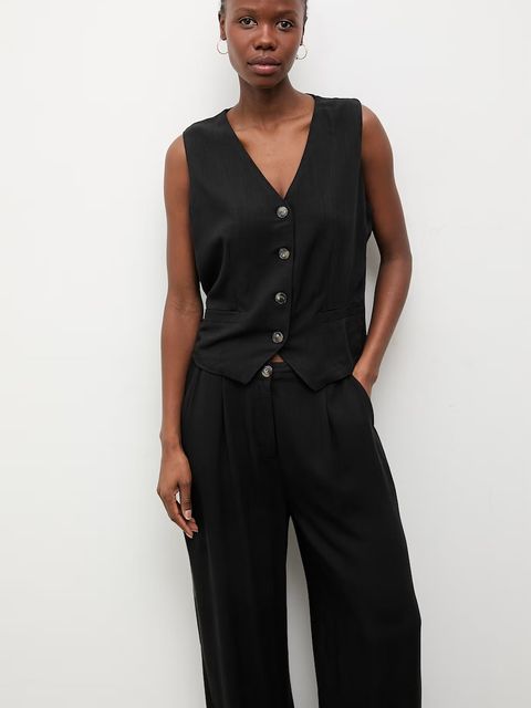 Answear.LAB komplet damski z domieszką lnu - zdjęcie produktu nr 2