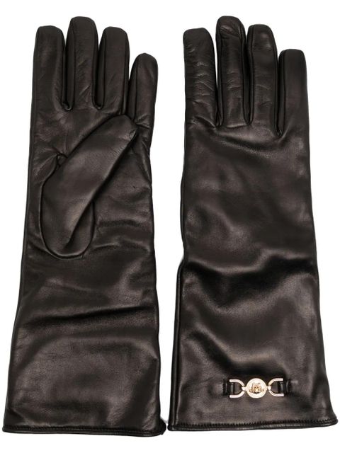 Versace Medusa '95 leather gloves - Metallic - zdjęcie produktu nr 1