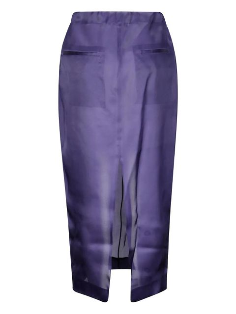 KHAITE Chenton skirt - Purple - zdjęcie produktu nr 2