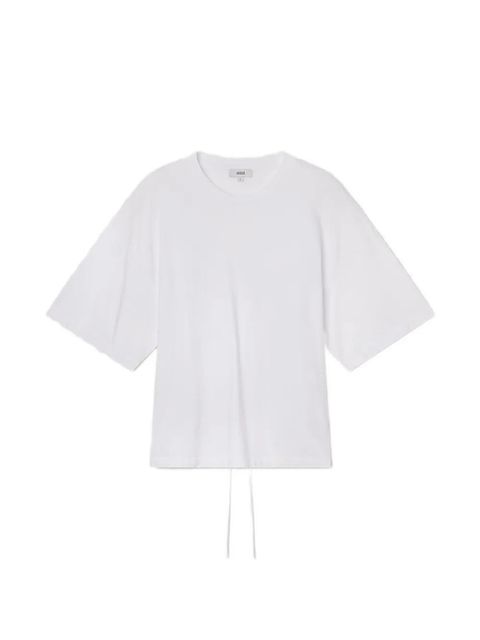 AGOLDE Ellery lace-detail cotton T-shirt - White - zdjęcie produktu nr 1