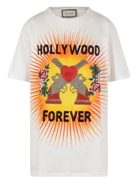 Gucci hollywood forever graphic T-shirt - White - zdjęcie produktu nr 1