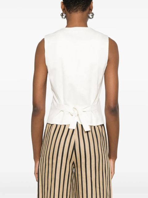 Max Mara Mirella waistcoat - White
