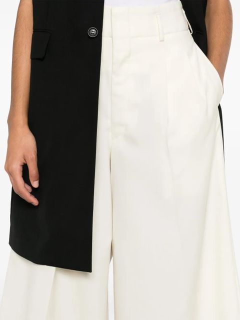 Comme Des Garçons wool trousers - White