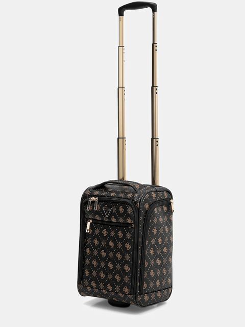 Guess walizka SILIA SMALL kolor brązowy TWGP98 90971