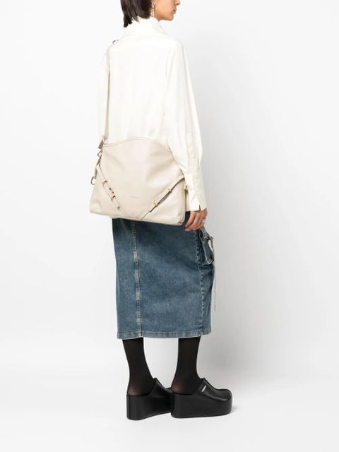 Givenchy medium Voyou leather shoulder bag - Neutrals - zdjęcie produktu nr 2