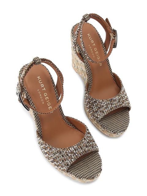 Kurt Geiger London sandały na koturnie Espadrille Wedge - zdjęcie produktu nr 1
