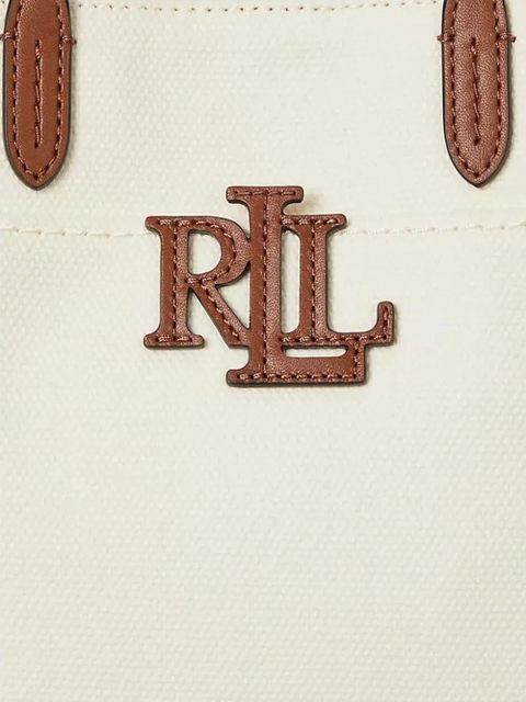 Lauren Ralph Lauren small Cameryn logo-detail tote bag - Neutrals