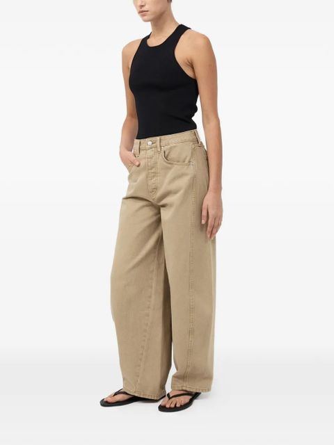 St. Agni ribbed racer-back tank top - Black