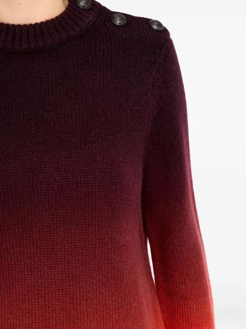 Zadig&Voltaire Malty button sweater - Red
