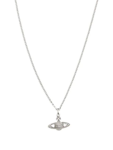 Vivienne Westwood mini Bas Relief Orb pendant necklace - Silver - zdjęcie produktu nr 2