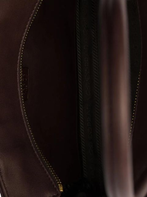 Prada medium Explore leather tote bag - Brown