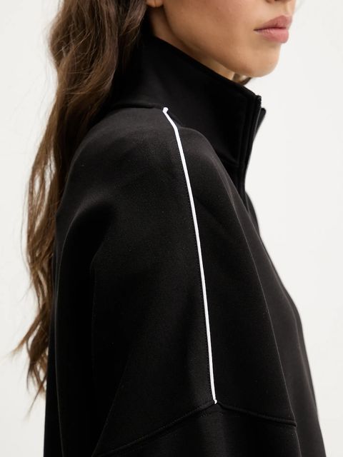 Guess Jeans bluza damska kolor czarny gładka W6RQ10 KD122