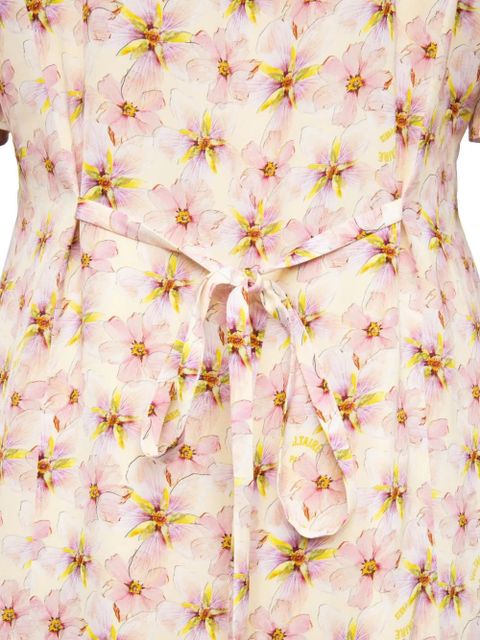 Zadig&Voltaire floral-print mini dress - Neutrals