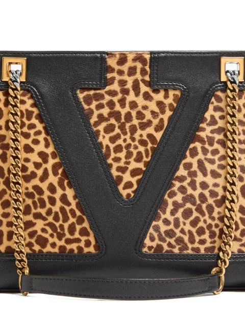 Valentino Garavani small Viva Superstar Vlogo tote bag - Black
