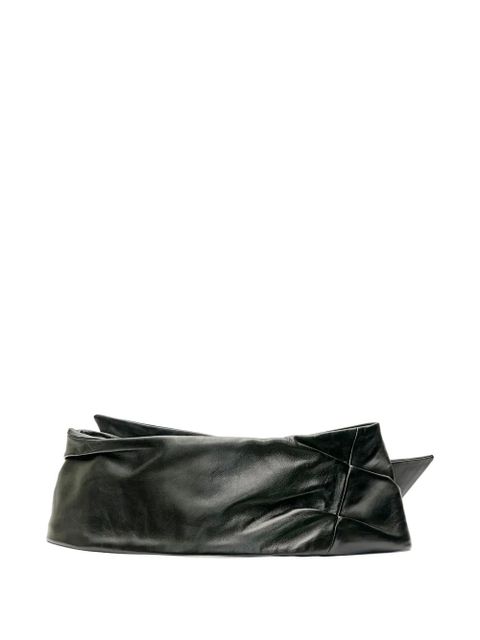 ISABEL MARANT draped belt - 01BK BLACK - zdjęcie produktu nr 2