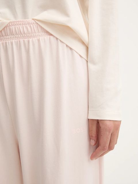 BOSS piżama damska kolor beżowy 50550217