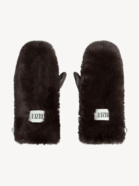 Bizuu rękawiczki ROKKA damskie kolor brązowy ROKKA BRĄZOWY - zdjęcie produktu nr 2