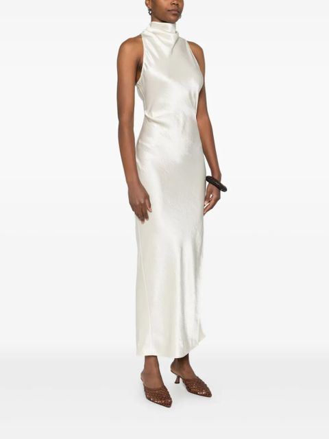 Nanushka high-neck dress - White