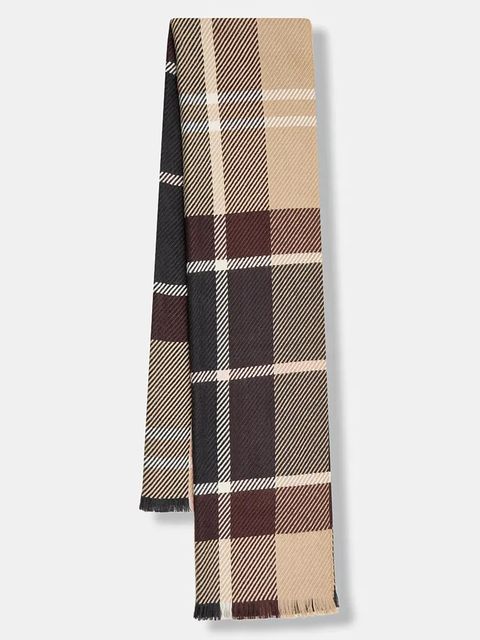 Barbour szalik damski kolor multicolor wzorzysty LSC0308 - zdjęcie produktu nr 1