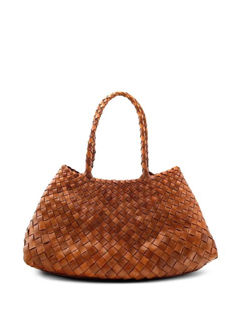 DRAGON DIFFUSION big Santa Croce woven tote bag - Brown - zdjęcie produktu nr 1