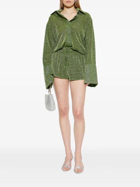 Oséree Lumiere buttoned shirt - Green