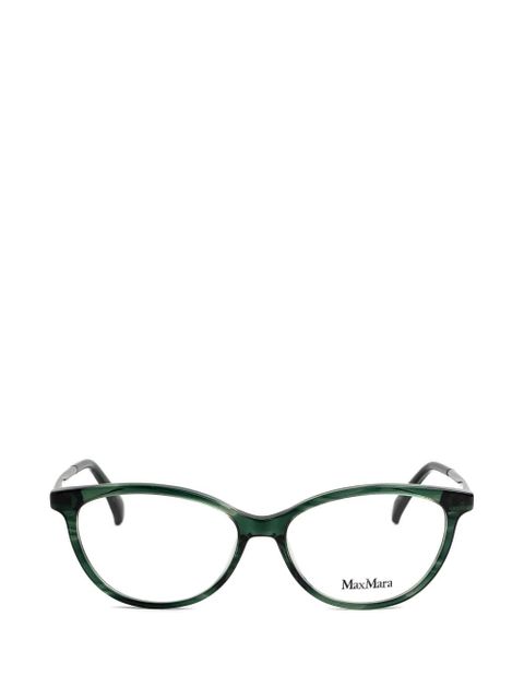 Max Mara Eyewear cat-eye glasses - Green - zdjęcie produktu nr 1