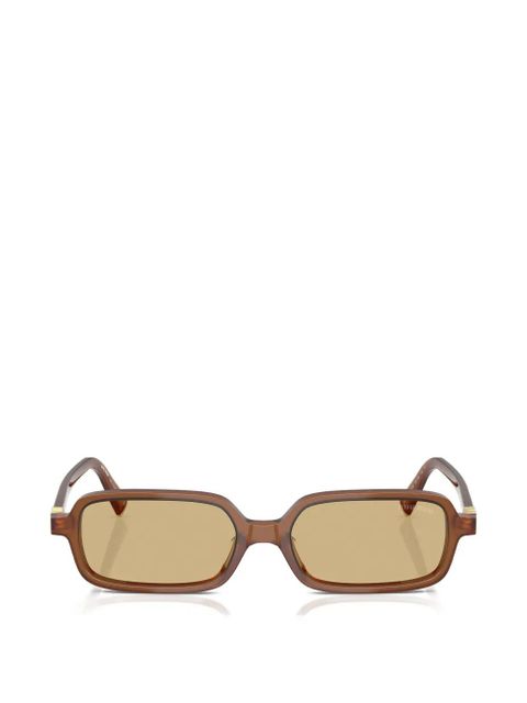 Miu Miu Eyewear rectangle-frame sunglasses - Brown - zdjęcie produktu nr 1