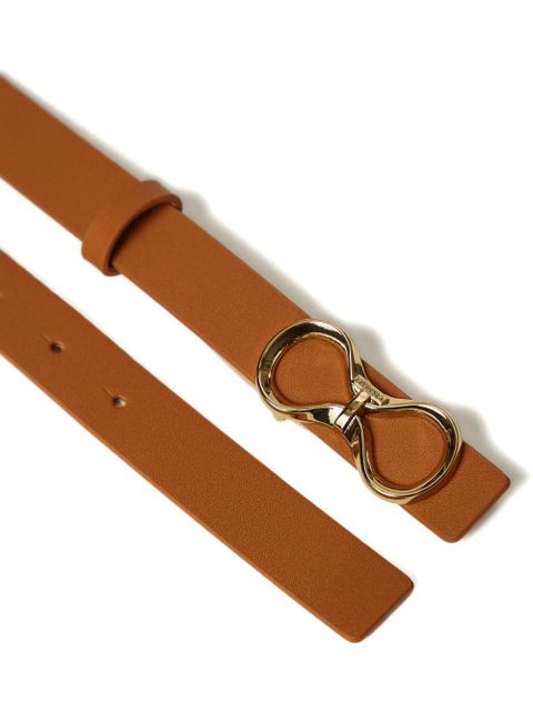 TWINSET logo-buckle reversible leather belt - Brown - zdjęcie produktu nr 2